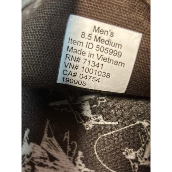 LL Bean Men's Canvas Slip On Shoes Outdoor Camping Moccasins Brown Size 8.5 - Picture 9 of 9